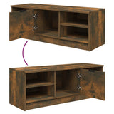 Mobile TV Rovere Fumo 102x35,5x36,5 cm in Legno truciolato