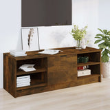Mobile TV Rovere Fumo 102x35,5x36,5 cm in Legno truciolato