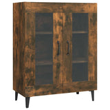 Credenza Rovere Fumo 69,5x34x90 cm in Legno truciolato