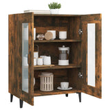 Credenza Rovere Fumo 69,5x34x90 cm in Legno truciolato