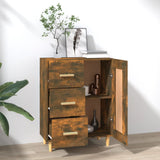 Credenza Rovere Fumo 69,5x34x90 cm in Legno truciolato