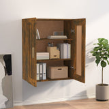 Pensile Rovere Fumo 69,5x32,5x90 cm in Legno truciolato