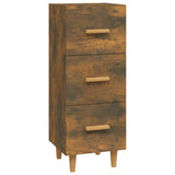 Credenza Rovere Fumo 34,5x34x90 cm in Legno truciolato