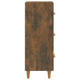 Credenza Rovere Fumo 34,5x34x90 cm in Legno truciolato