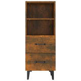 Credenza Rovere Fumo 34,5x34x90 cm in Legno truciolato