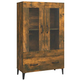 Credenza Rovere Fumo 70x31x115 cm in Legno truciolato