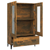 Credenza Rovere Fumo 70x31x115 cm in Legno truciolato