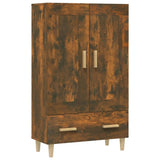 Credenza Rovere Fumo 70x31x115 cm in Legno truciolato