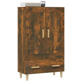 Credenza Rovere Fumo 70x31x115 cm in Legno truciolato