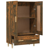 Credenza Rovere Fumo 70x31x115 cm in Legno truciolato