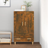 Credenza Rovere Fumo 70x31x115 cm in Legno truciolato