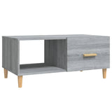 Tavolino Salotto Grigio Sonoma 89,5x50x40 cm Legno truciolato