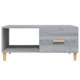 Tavolino Salotto Grigio Sonoma 89,5x50x40 cm Legno truciolato