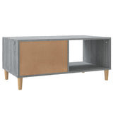 Tavolino Salotto Grigio Sonoma 89,5x50x40 cm Legno truciolato