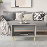 Tavolino da Salotto Grigio Sonoma 60x50x40 cm Legno truciolato