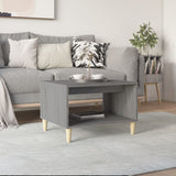 Tavolino da Salotto Grigio Sonoma 60x50x40 cm Legno truciolato