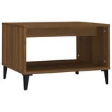 Tavolino da Salotto Rovere Marrone 60x50x40cm Legno truciolato