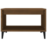 Tavolino da Salotto Rovere Marrone 60x50x40cm Legno truciolato