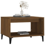 Tavolino da Salotto Rovere Marrone 60x50x40cm Legno truciolato