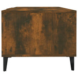 Tavolino da Salotto Rovere Fumo 102x50x40 cm Legno truciolato