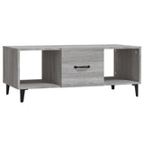 Tavolino da Salotto Grigio Sonoma 102x50x40cm Legno truciolato