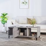 Tavolino da Salotto Grigio Sonoma 102x50x40cm Legno truciolato