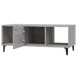 Tavolino da Salotto Grigio Sonoma 102x50x40cm Legno truciolato