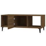 Tavolino da Caffè Rovere Marrone 102x50x40 cm Legno truciolato