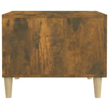 Tavolini Salotto 2 pz Rovere Fumo 50x50x40cm Legno truciolato