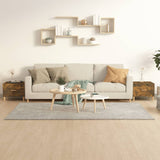 Tavolini Salotto 2 pz Rovere Fumo 50x50x40cm Legno truciolato