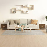 Tavolini Salotto 2 pz Rovere Marrone 50x50x40 Legno truciolato