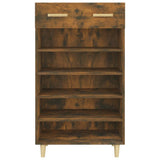 Scarpiera Rovere Fumo 60x35x105 cm in Legno truciolato