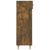 Scarpiera Rovere Fumo 60x35x105 cm in Legno truciolato