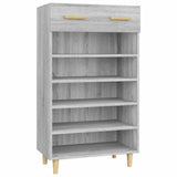 Scarpiera Grigio Sonoma 60x35x105 cm in Legno truciolato
