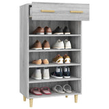 Scarpiera Grigio Sonoma 60x35x105 cm in Legno truciolato