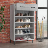 Scarpiera Grigio Sonoma 60x35x105 cm in Legno truciolato