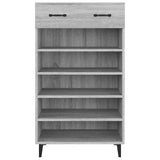 Scarpiera Grigio Sonoma 60x35x105 cm in Legno truciolato