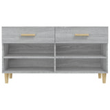 Scarpiera Grigio Sonoma 102x35x55 cm in Legno truciolato