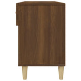 Scarpiera Rovere Marrone 102x35x55 cm in Legno truciolato