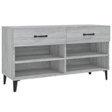 Scarpiera Grigio Sonoma 102x35x55 cm in Legno truciolato