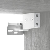 Comodini a Muro 2 pz Grigio Sonoma 35x35x20 cm