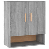 Armadietto a Muro Grigio Sonoma 60x31x70cm in Legno truciolato