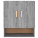 Armadietto a Muro Grigio Sonoma 60x31x70cm in Legno truciolato