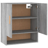 Armadietto a Muro Grigio Sonoma 60x31x70cm in Legno truciolato