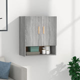 Armadietto a Muro Grigio Sonoma 60x31x70cm in Legno truciolato