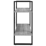 Libreria a 2 Ripiani Grigio Sonoma 80x30x70cm Legno truciolato