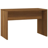 Set Tavolo da Toeletta con LED Rovere Marrone Legno truciolato