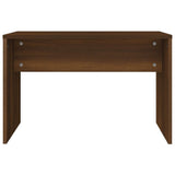 Set Tavolo da Toeletta Rovere Marrone 74,5x40x141 cm