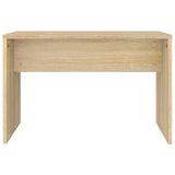 Set Tavolo da Toeletta Rovere Sonoma 86,5x35x136 cm