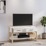 Mobile Porta TV Bianco 82x38x45 cm in Legno truciolato